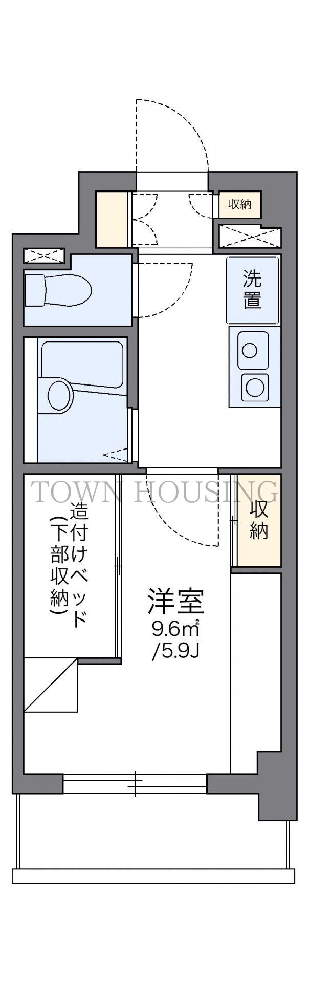 レオパレス宇田川町マンションの物件間取画像