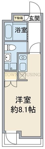 Ｗｅｓｔ４不動前の物件間取画像