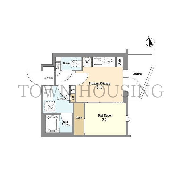 ベルファース三軒茶屋の物件間取画像