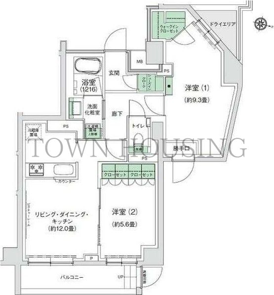 スタイリオ三軒茶屋の物件間取画像