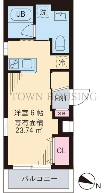 ＭＤＭ池尻大橋の物件間取画像