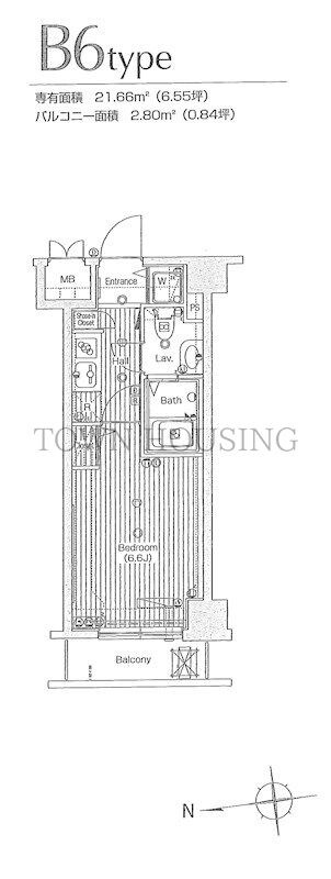 グランド・ガーラ高輪の物件間取画像