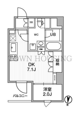 ALTERNA押上の物件間取画像