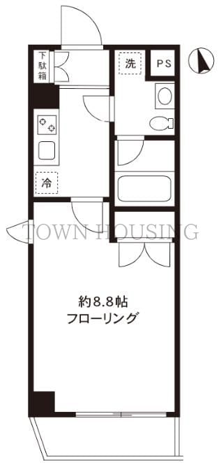 ミテッツァ大森IIの物件間取画像