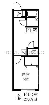 ウイング三軒茶屋の物件間取画像