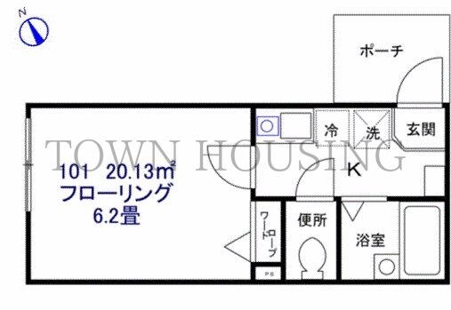 ロキマート学芸大学の物件間取画像