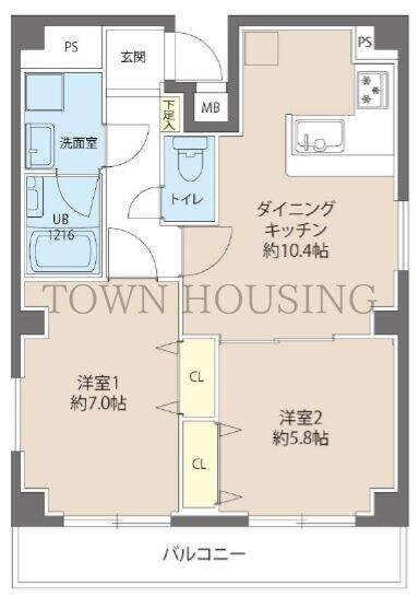 レオーネ秋葉原の物件間取画像