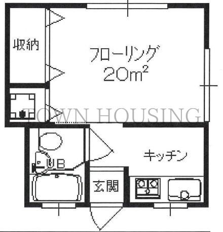 キルシェ太子堂の物件間取画像