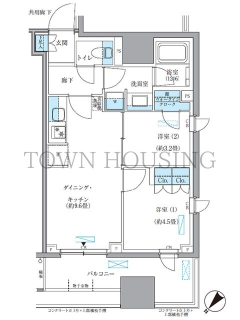 パークアクシス東日本橋の物件間取画像