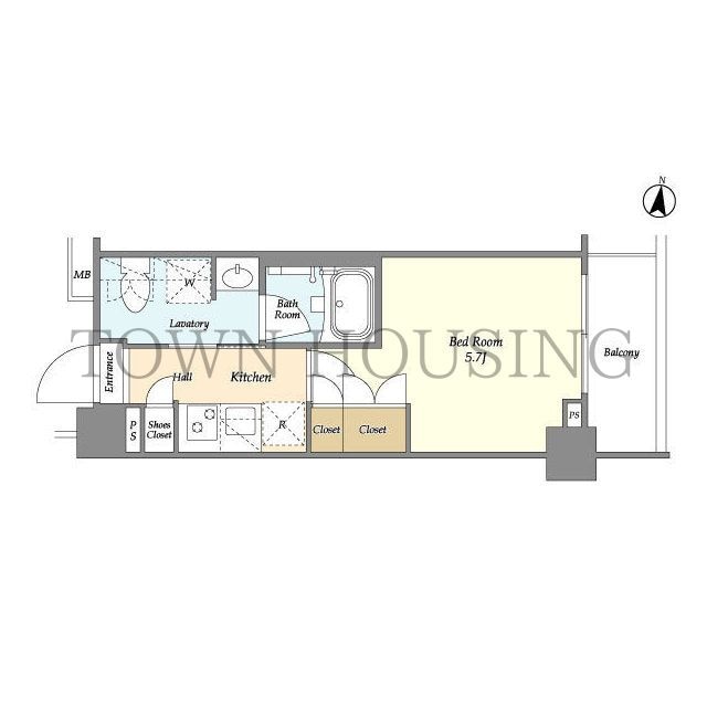 ＡＲＫＭＡＲＫ西小山の物件間取画像