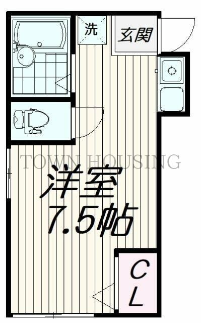 シャンテ大崎の物件間取画像