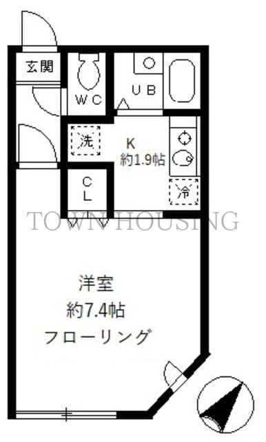 モデュロール五反田の物件間取画像