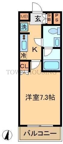 ルーチェ品川の物件間取画像