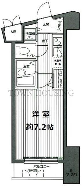 グランド・ガーラ渋谷の物件間取画像