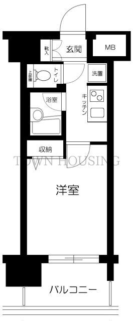 アーバイルスパシエ芝浦BAY-SIDEの物件間取画像