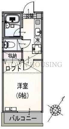 ホワイトハウス藤の物件間取画像