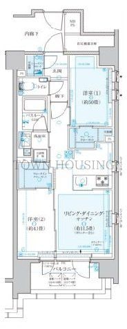 ＣＬＩＯラヴェルディ中央湊の物件間取画像