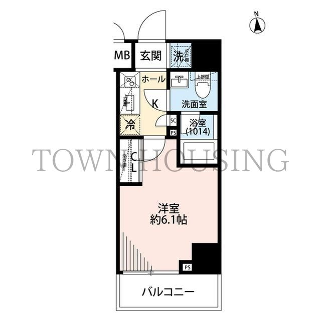 プレール・ドゥーク品川旗の台の物件間取画像