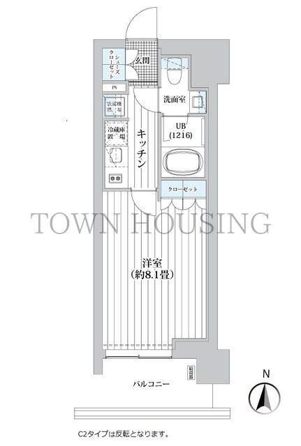 ライオンズフォーシア清澄白河の物件間取画像