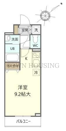 レスポワール佃の物件間取画像