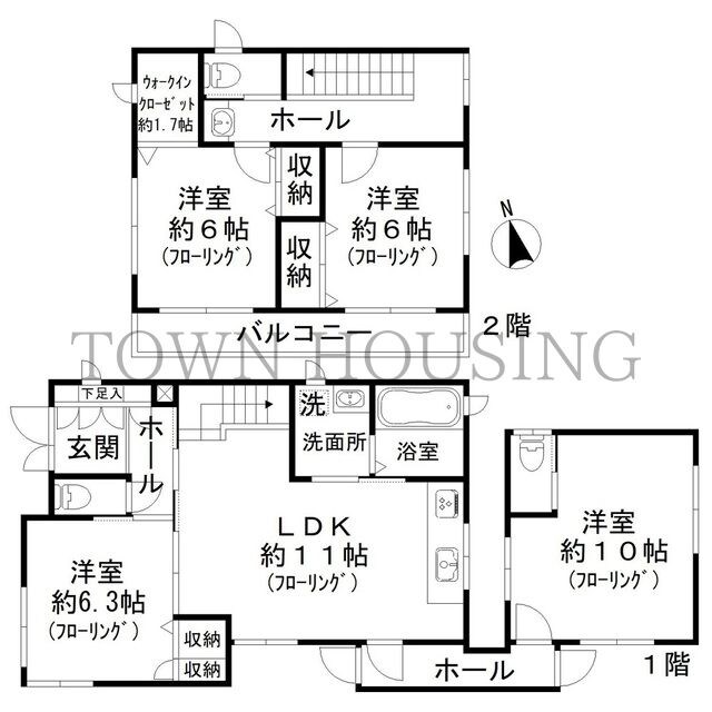 西五反田６丁目戸建の物件間取画像