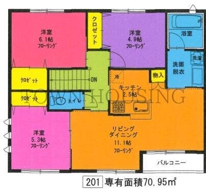 マイン　プラッツの物件間取画像