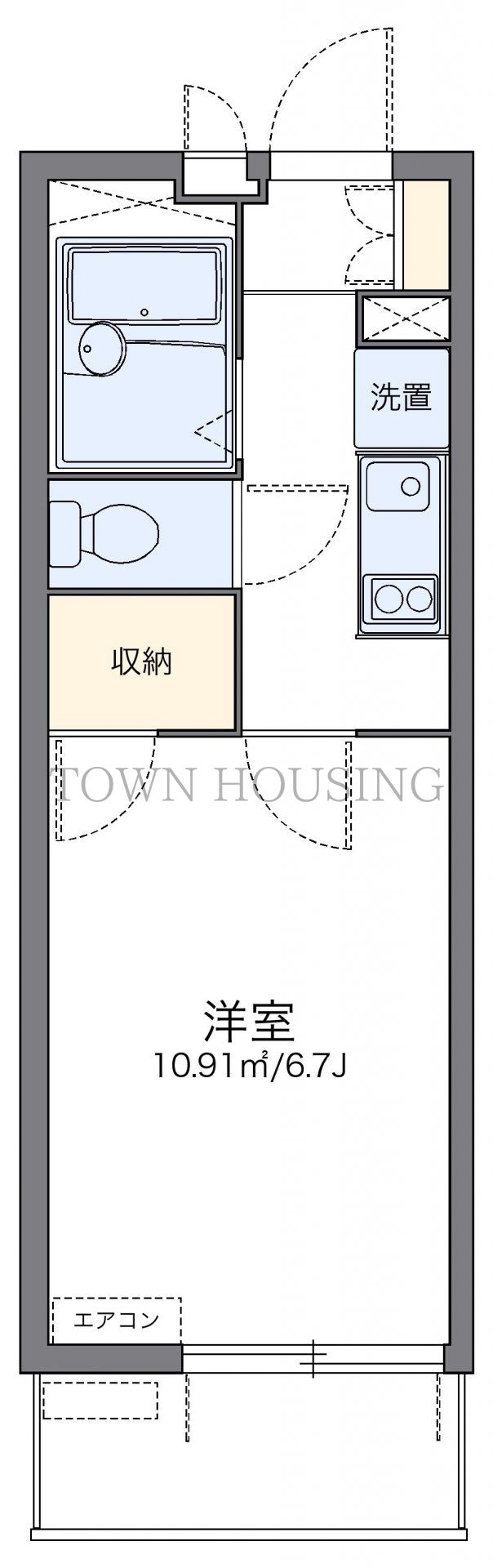 レオパレスオネストの物件間取画像