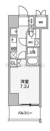 シーズンフラッツ浅草の物件間取画像