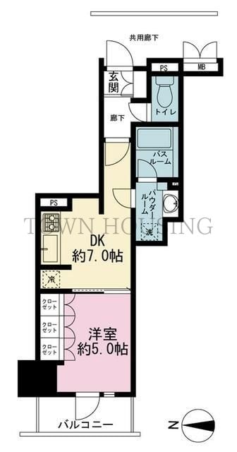 プレミスト蔵前の物件間取画像