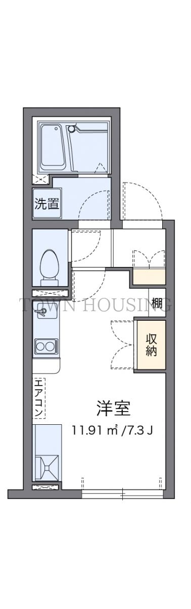 レオネクストプレミアム代々木の物件間取画像