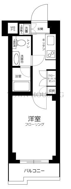 ルーブル下北沢弐番館の物件間取画像