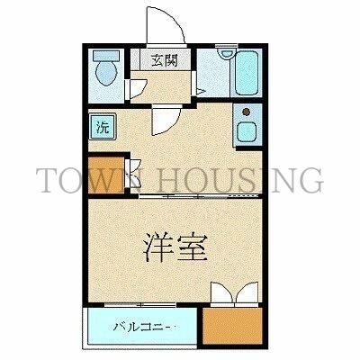 スカイコート五反田の物件間取画像