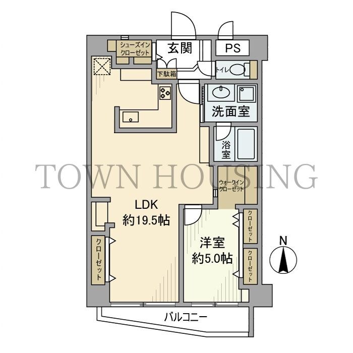 藤和白金台コープの物件間取画像