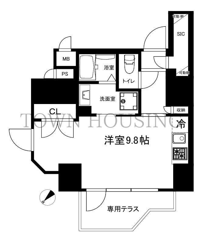 CREAL premier恵比寿の物件間取画像