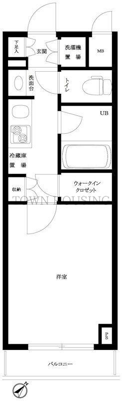 ルーブル浜松町の物件間取画像