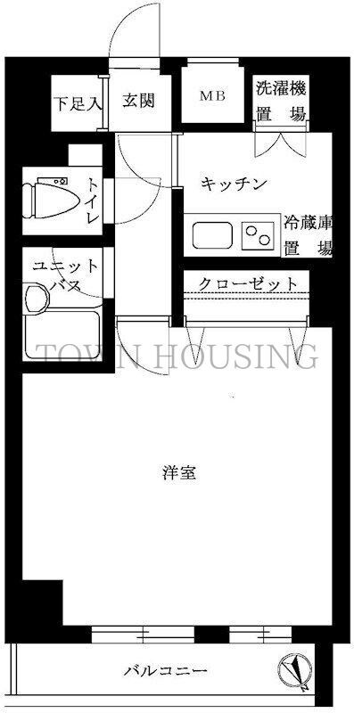 ルーブル学芸大学参番館の物件間取画像