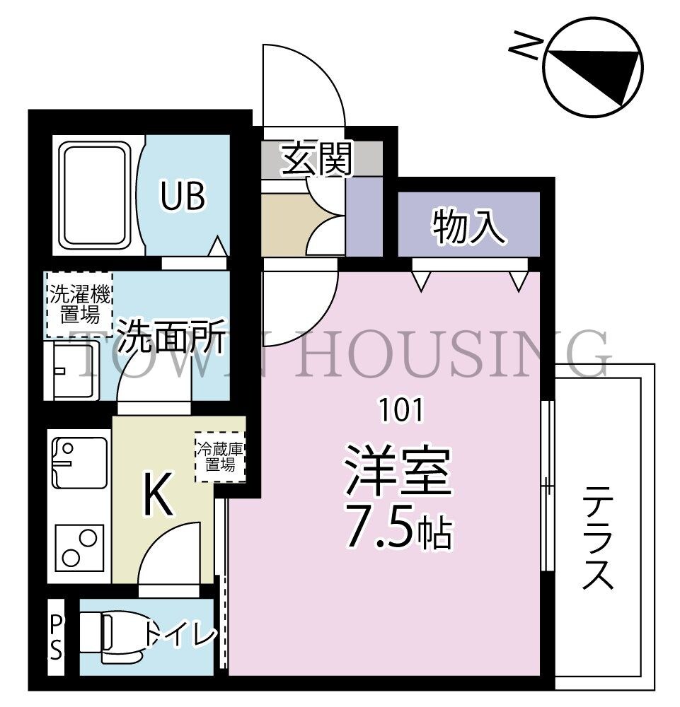 リアンMTの物件間取画像