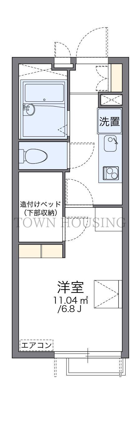 レオパレスセイント東砂の物件間取画像