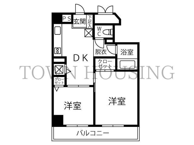 ティンバー小林の物件間取画像