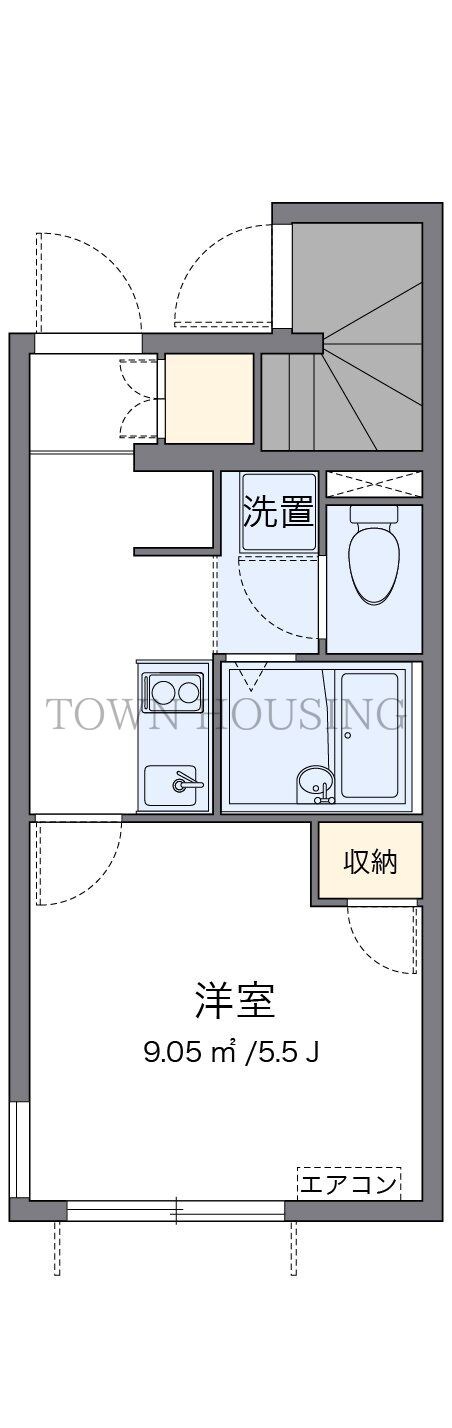 クレイノ戸越銀座の物件間取画像