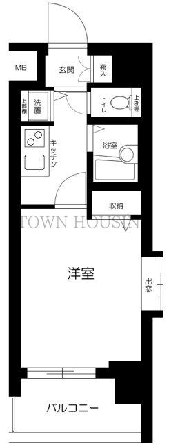 トーシンフェニックス芝アストラーレの物件間取画像