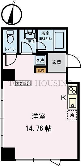 パルク北参道の物件間取画像