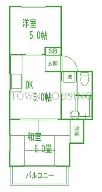 パステルフジの物件間取画像