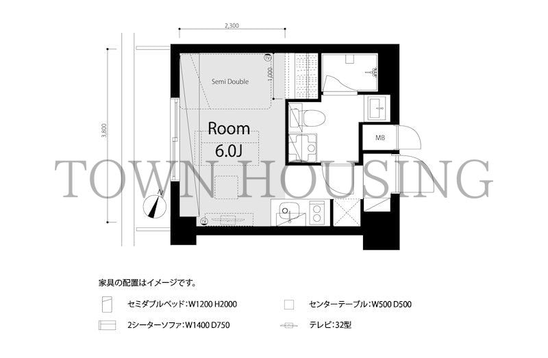 エグゼクティブ代官山の物件間取画像