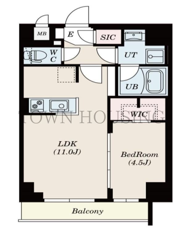 Ｓ－ＲＥＳＩＤＥＮＣＥ錦糸町Ｓｏｕｔｈの物件間取画像