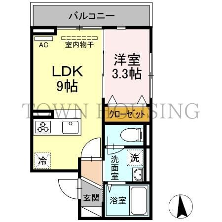 セジュール東糀谷の物件間取画像