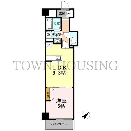 Hill Flat Osakiの物件間取画像