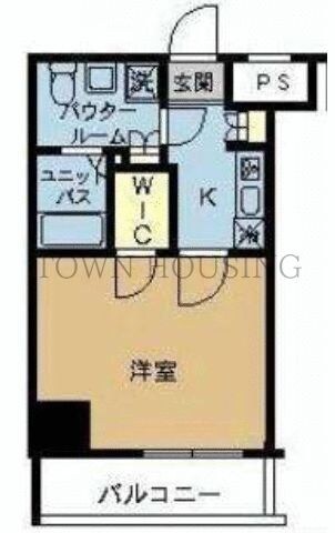 スカイコートヴィーダ五反田ウエストの物件間取画像