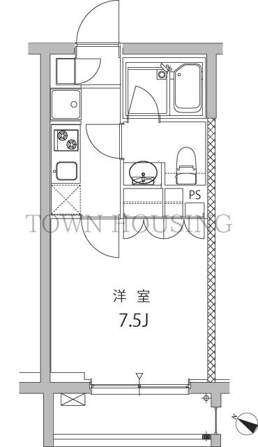 アレ・ベルト下丸子の物件間取画像