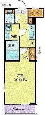 ディアレイシャス池尻大橋の物件間取画像